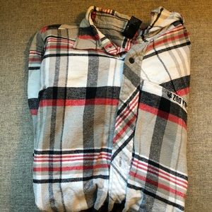 Men’s oversize flannel, Zoo York, button up, casual mens wear